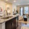 Spacious kitchen with large island and granite countertops